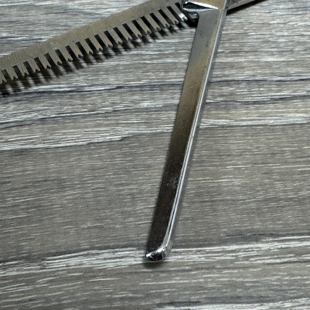 Faro Barber Hair Thinning Shears Scissors Texturizing with Tang Made in USA‎ vtg
